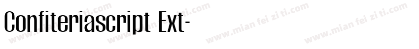 Confiteriascript Ext字体转换